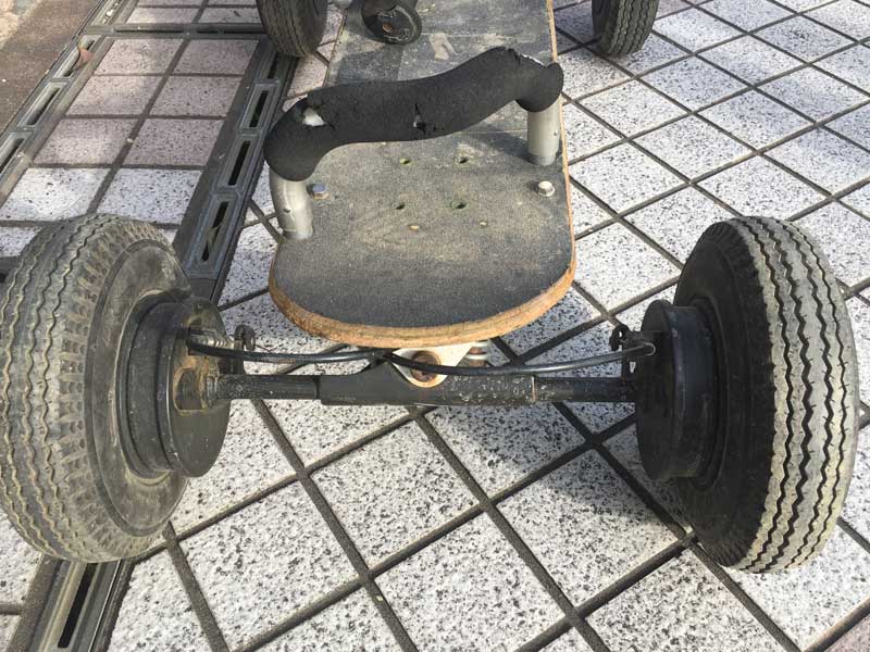 Used Off Road Skatebord 4輪 ドラムブレーキ付き オフロード スケートボード