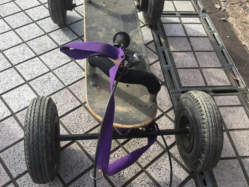 Used Off Road Skatebord 4輪 ドラムブレーキ付き オフロード スケートボード
