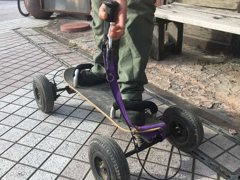 Used Off Road Skatebord 4輪 ドラムブレーキ付き オフロード スケートボード