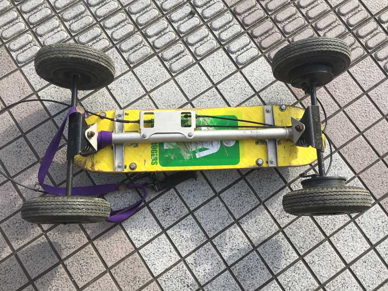 Used Off Road Skatebord 4輪 ドラムブレーキ付き オフロード スケートボード