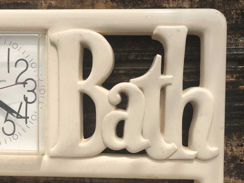 80�N�� Vintage Bath Clock�A New Haven �j���[�w�u���@�o�X�N���b�N�A�Ǌ|�����v