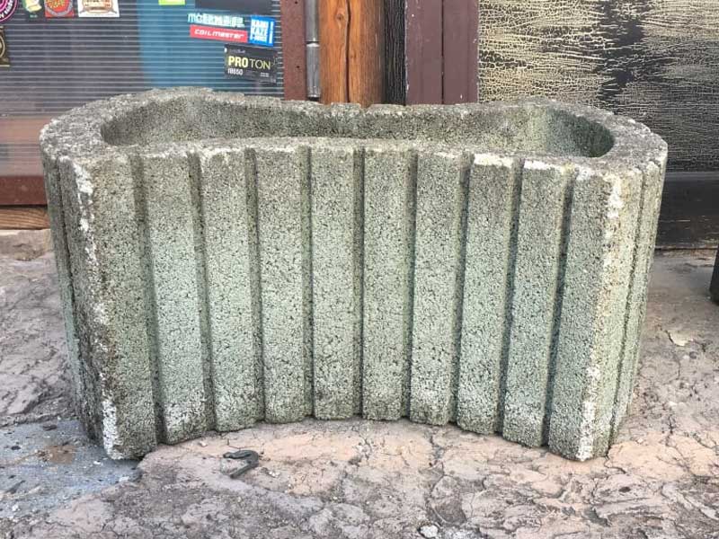 Vintage Concrete Pot�A���a���g���A�R���N���[�g���̔��A�Ԓd�A�K�[�f�j���O�G��