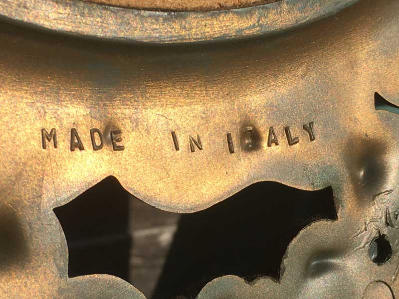 1970's Vintage Wall Gold Mirror 70�N�� ������ �S�[���h �Ǌ|���~���[�A���@�C�^���A��