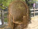 Vintage Peacock Chair�A�r���e�[�W �s�[�R�b�N�`�F�A�A�G�}�j�G���`�F�A�ATIKI BAR�A�e�B�L�o�[