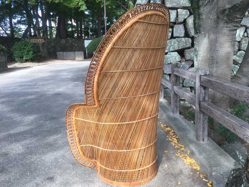 Vintage Peacock Chair�A�r���e�[�W �s�[�R�b�N�`�F�A�A�G�}�j�G���`�F�A�ATIKI BAR�A�e�B�L�o�[