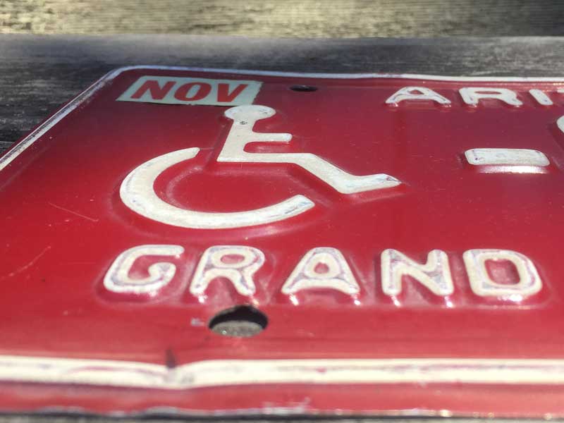 Vintage Used US Number �A���J�̃i���o�[�v���[�g Arizona Grand Canyon State �A���]�i �O�����h�L���j�I��