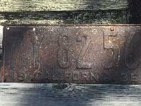 Vintage Used US Number Plate�A�����J�̃i���o�[�v���[�gCalifornia 1936�N