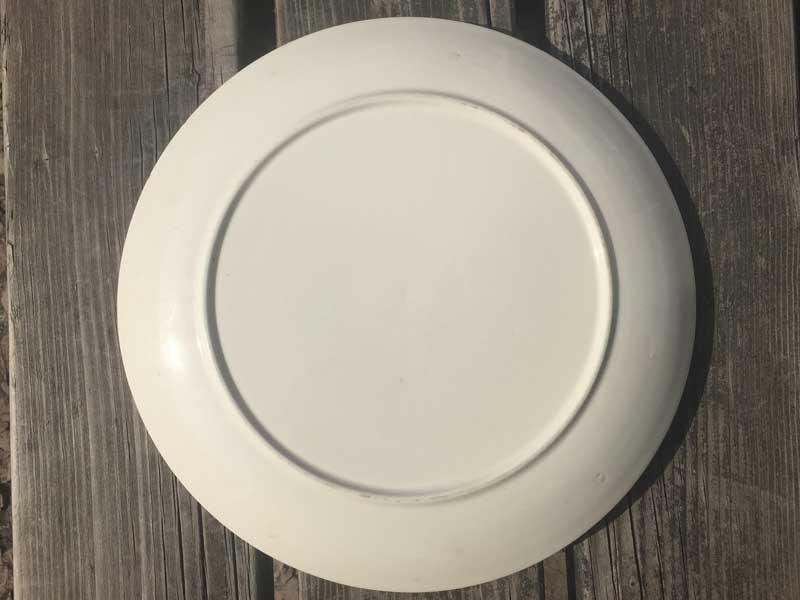 Antique�AVintage�AUsed Dish Black & Gold Flower