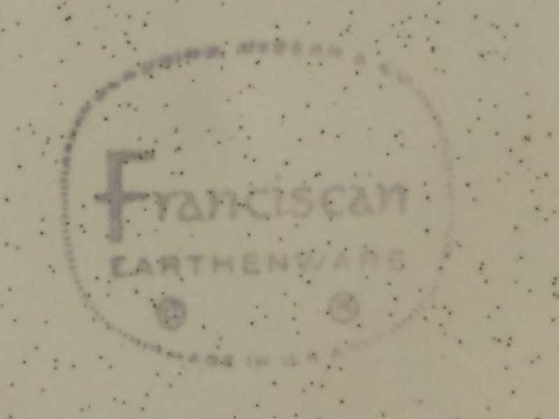 Antique�AVintage�AUsed Dish �A���e�B�[�N�A�r���e�[�W�̂��M�AFranciscan�A�t�����V�X�J��