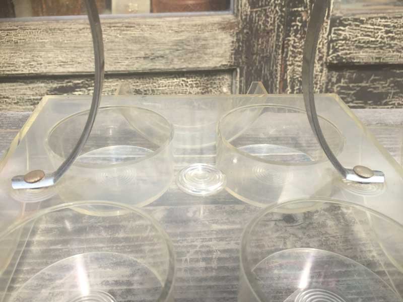 Antique Vintage 1960's 4 Glass set�A�r���e�[�W�@60�N�� �O���X�Z�b�g