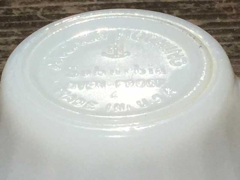 Antique Anchor Hocking Tea Cup/White Swirl�A�A���J�[�z�b�L���O�e�B�[�J�b�v �J�b�v�A���h�\�[�T�[