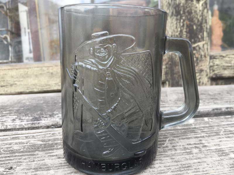 Vintage McDonald's Glass Mug Cup�A1977�N �}�N�h�i���h �K���X���̃}�O�J�b�v�A���i���h�A�n���o�[�O���[