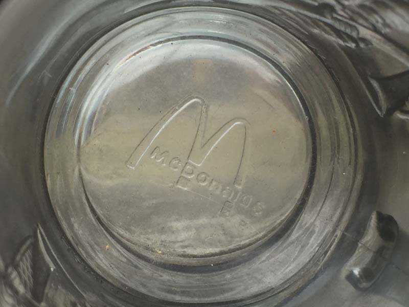 Vintage McDonald's Glass Mug Cup�A1977�N �}�N�h�i���h �K���X���̃}�O�J�b�v�A���i���h�A�n���o�[�O���[