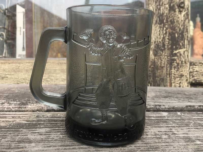 Vintage McDonald's Glass Mug Cup�A1977�N �}�N�h�i���h �K���X���̃}�O�J�b�v�A���i���h�A�n���o�[�O���[