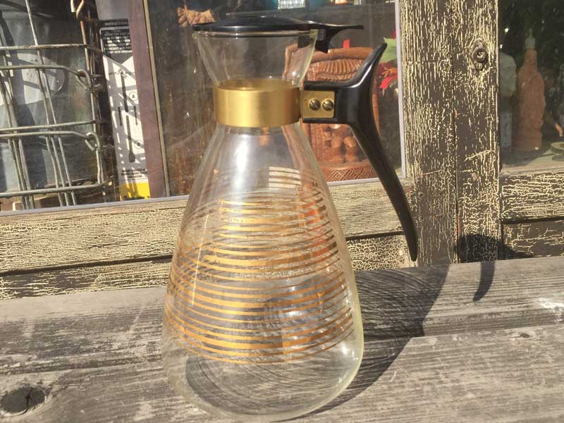 Old PYREX �L�b�`���G�� PYREX 10 Cup Carafe �I�[���h�p�C���b�N�X10�J�b�v �J���t�F�A������
