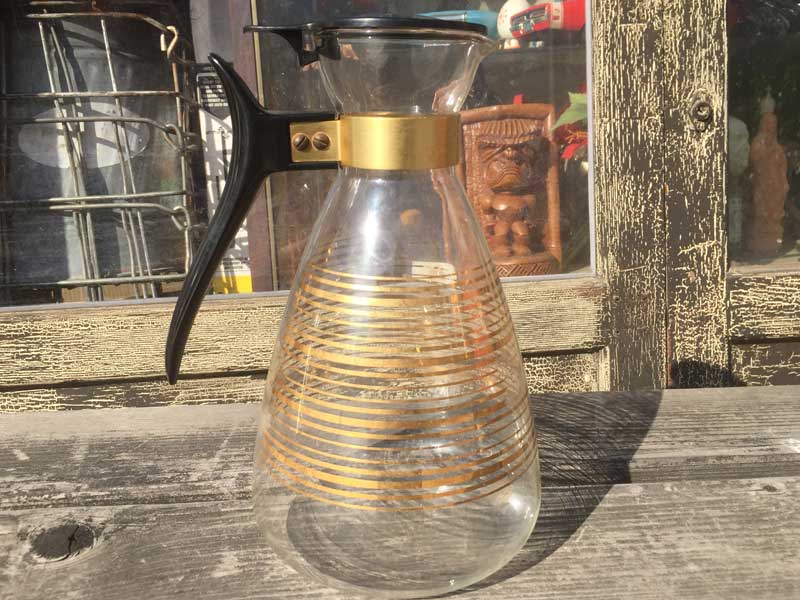 Old PYREX �L�b�`���G�� PYREX 10 Cup Carafe �I�[���h�p�C���b�N�X10�J�b�v �J���t�F�A������