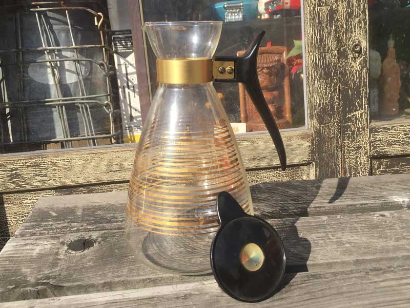 Old PYREX �L�b�`���G�� PYREX 10 Cup Carafe �I�[���h�p�C���b�N�X10�J�b�v �J���t�F�A������