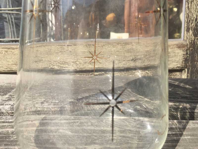 Old PYREX �L�b�`���G�� Corning 6 Cup Carafe �R�[�j���O 6�J�b�v �X�^�[�o�[�X�g���̃J���t�F