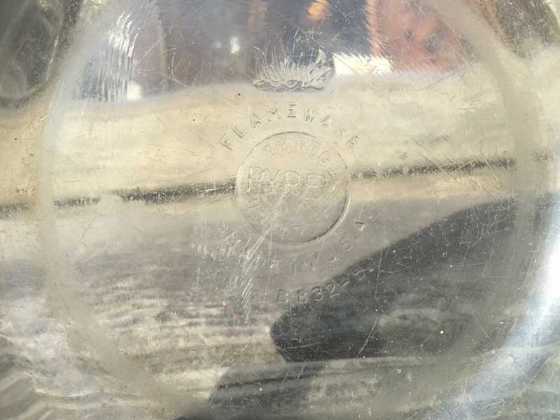 Old PYREX�@Flameware Skillet�I�[���h�p�C���b�N�X �t���[���E�G�A�@�X�L���b�g�@�t���C�p��