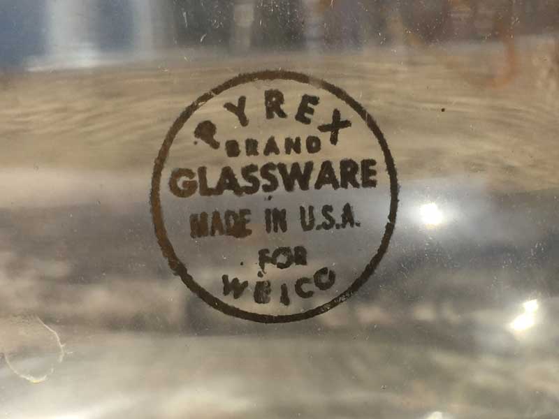 Old PYREX�L�b�`���G��/PYREX�~WEICO Carafe �I�[���h�p�C���b�N�X �J���t�F�A������