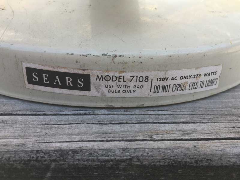 Vintage Used Sears Sunlamp /Table Light & Wall Light �V�A�[�Y �e�[�u�������v�A�E�H�[�������v