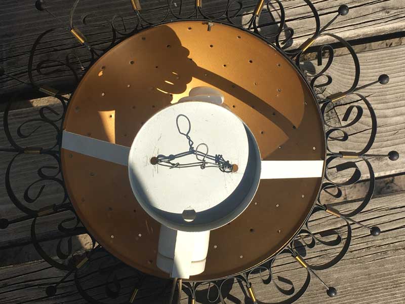 Vintage 1960's Brass Sun Burst Light�A���{�� �r���e�[�W 1960�N�� �^�J�� �T���o�[�X�g���C�g