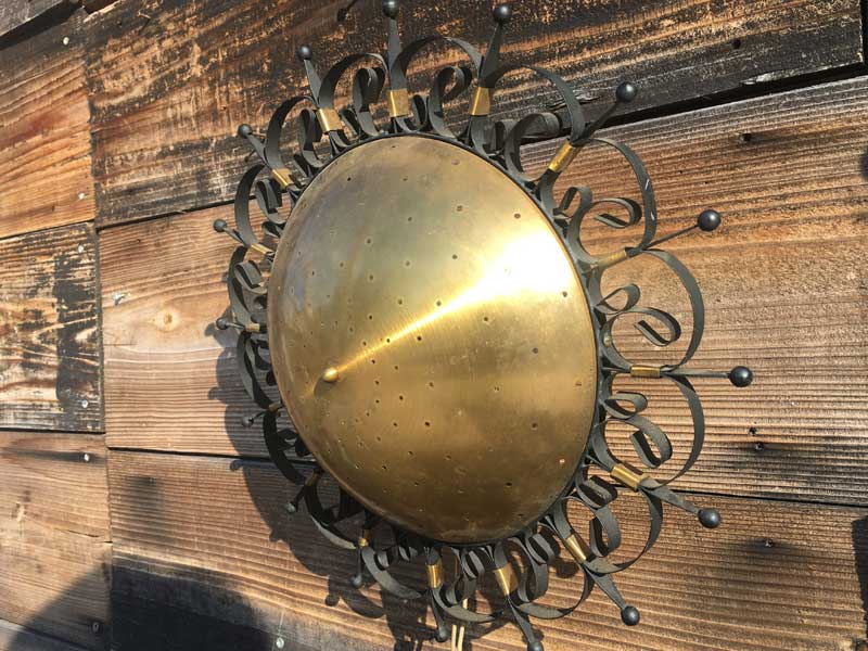 Vintage 1960's Brass Sun Burst Light�A���{�� �r���e�[�W 1960�N�� �^�J�� �T���o�[�X�g���C�g