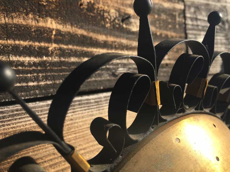 Vintage 1960's Brass Sun Burst Light�A���{�� �r���e�[�W 1960�N�� �^�J�� �T���o�[�X�g���C�g