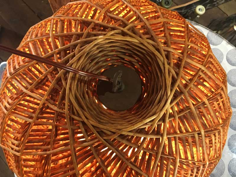 Vintage Mid Century�@Spaghetti Shade Hanging Light 1950�N��@�~�b�h�Z���`�����[ �X�p�Q�e�B���C�g