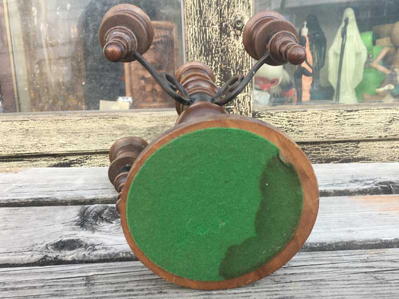 Antique Wood x Iron 5 Candle Stand /�A���e�B�[�N �ؐ� x �A�C�A���E5�� �L�����h���X�^���h