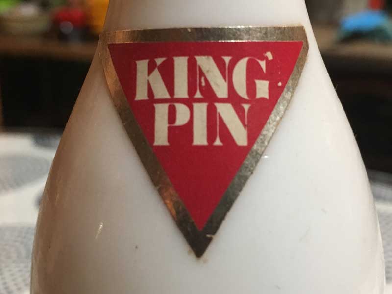 Vintage Used AVON 1960's KING PIN、エイボン キングピン ボーリングのピンのデザインの容器