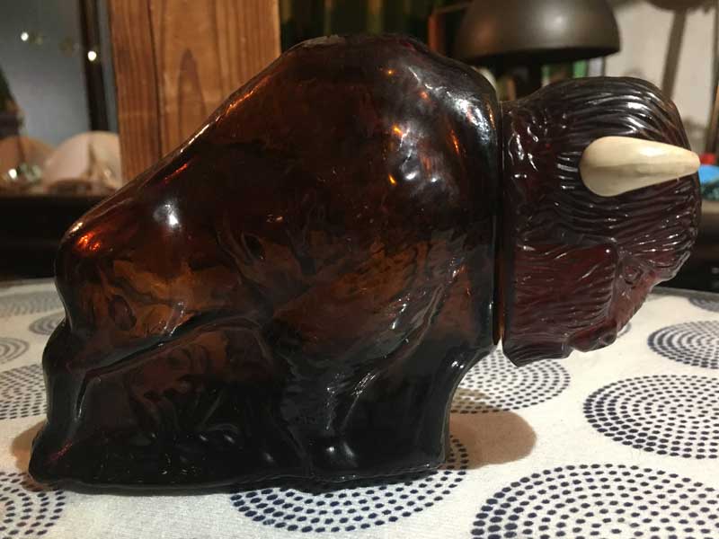 Vintage Used AVON 1975's American Buffalo�A�G�C�{�� �A�����J���E�o�b�t�@���[�̃K���X�� �����{�g��