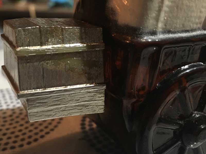 Vintage Used AVON 1960's エイボン 幌馬車のガラス製 アフターシェーブローションのボトル