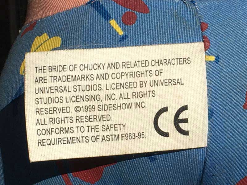 Bride of Chucky figure 1999 16 inch doll SIDESHOW チャイルドプレイ チャッキー サイドショー
