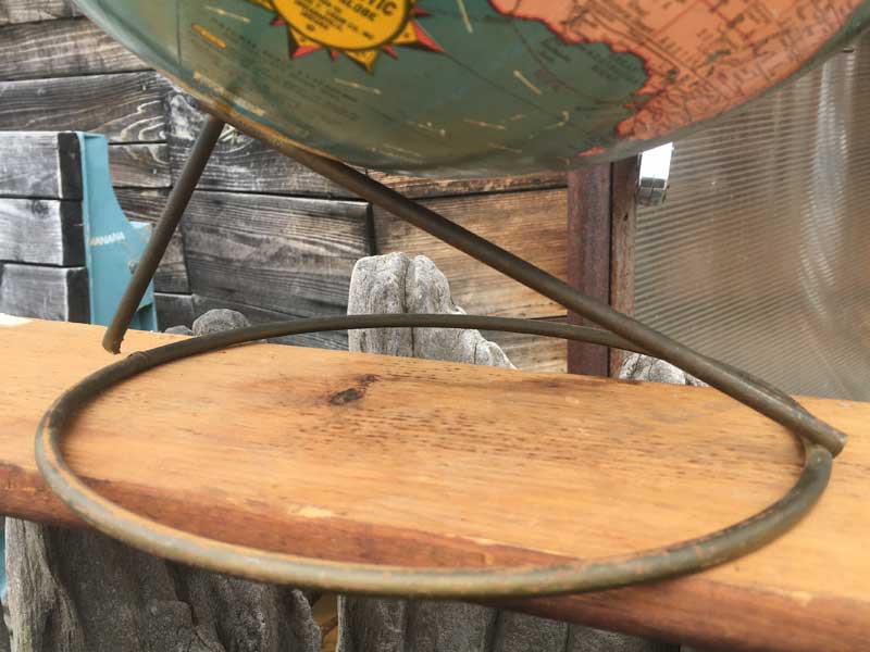 Antique�AVintage 1960�`70�N�� �r���e�[�W US�p��\�L�̒n���V �A�C�A���X�^���h