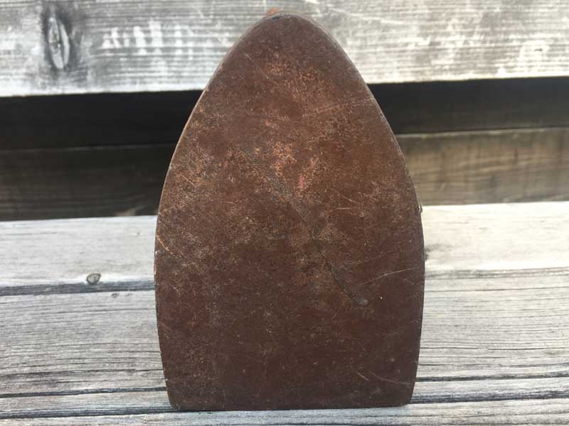 1940's Antique Used Iron Iron with handle GENEVAILL 40�N�� �A���e�B�[�N �n���h���t�̃A�C�A�����A�C����