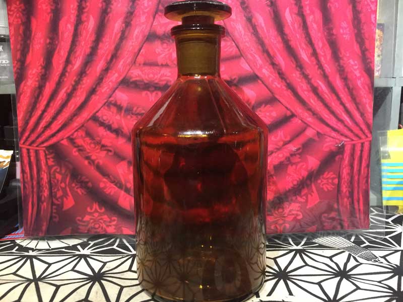 Antique�AVintage�ADeadstock Amber Medicine Bottle �r���e�[�W �A���o�[ �K���X�{�g�� ��r