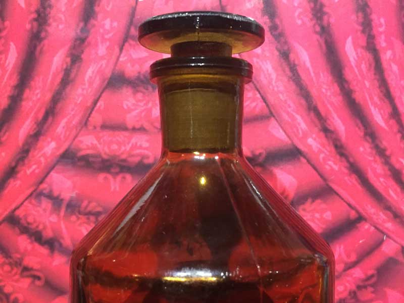 Antique�AVintage�ADeadstock Amber Medicine Bottle �r���e�[�W �A���o�[ �K���X�{�g�� ��r