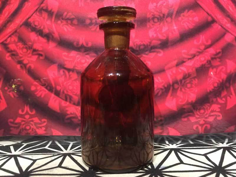 Antique�AVintage�ADeadstock Amber Medicine Bottle �r���e�[�W �A���o�[ �K���X�{�g�� ��r