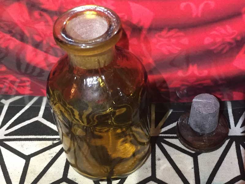 AntiqueAVintageADeadstock Amber Medicine Bottle re[W Ao[ KX{g r