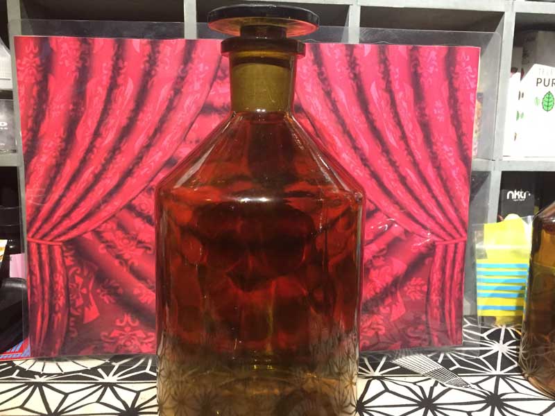 Antique�AVintage�ADeadstock Amber Medicine Bottle �r���e�[�W �A���o�[ �K���X�{�g�� ��r