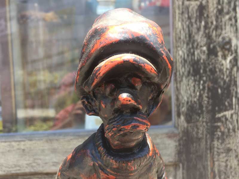 Antique Vintage Objet/Message Doll�@SILLISCULPTS �V���X�J���v�X/Hole in one Dunlop