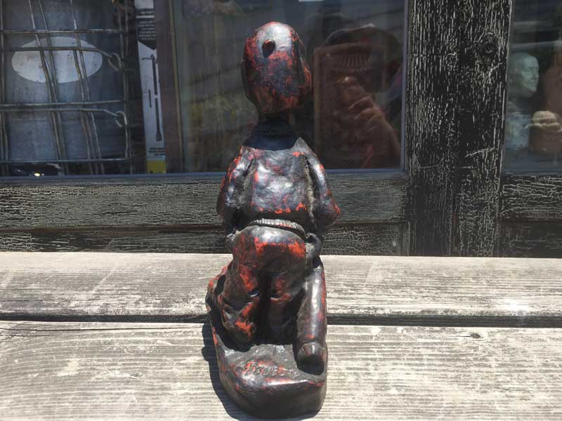 Antique Vintage Objet/Message Doll�@SILLISCULPTS �V���X�J���v�X/Hole in one Dunlop