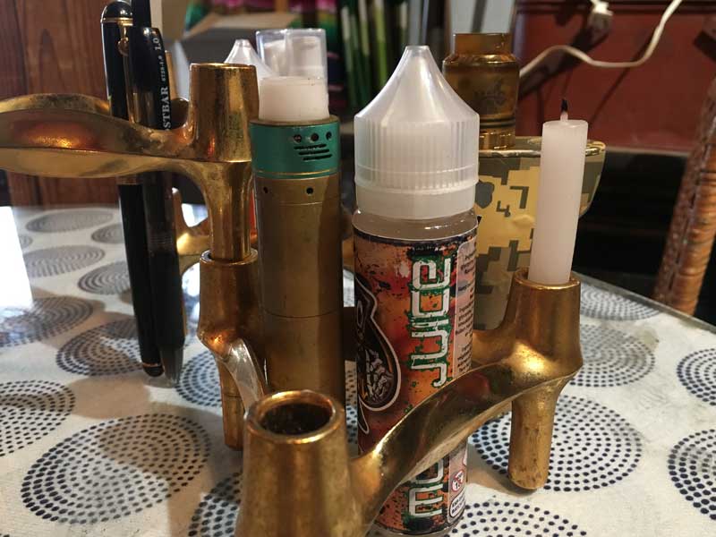 Vintage Nagel Candle Holder Gold Twist 1960�N��h�C�c �i�Q�� �S�[���h�̃L�����h���z���_�[