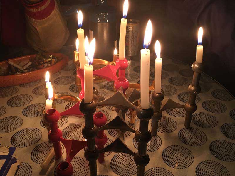 Vintage Nagel Candle Holder Gold Twist 1960�N��h�C�c �i�Q�� �S�[���h�̃L�����h���z���_�[