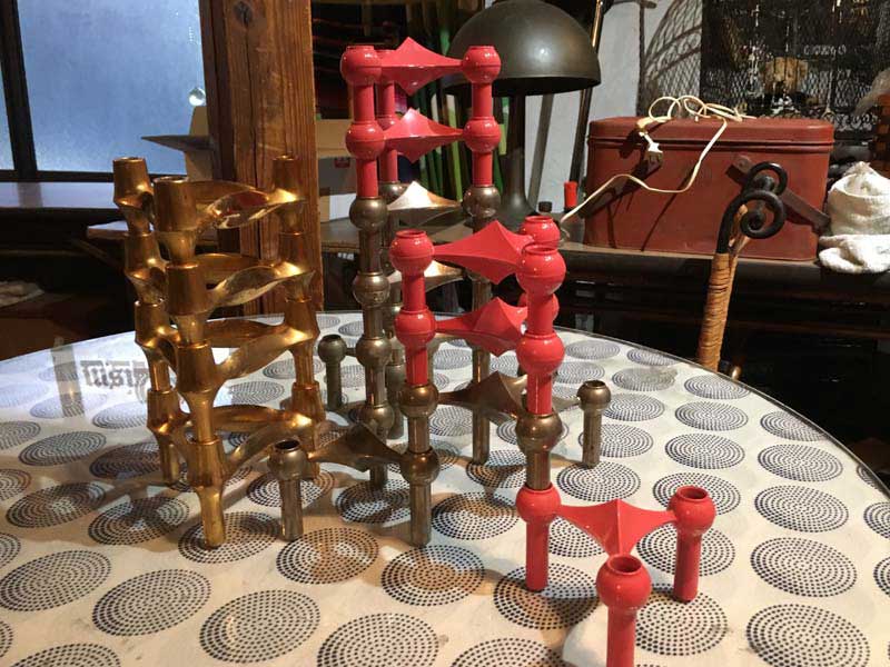 Deadstock Vintage Nagel Candle Holder Pink 1960�N��h�C�c �i�Q�� �s���N�̃L�����h���z���_�[