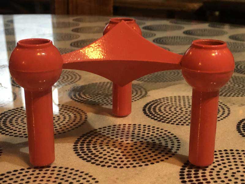 Deadstock Vintage Nagel Candle Holder Pink 1960�N��h�C�c �i�Q�� �s���N�̃L�����h���z���_�[