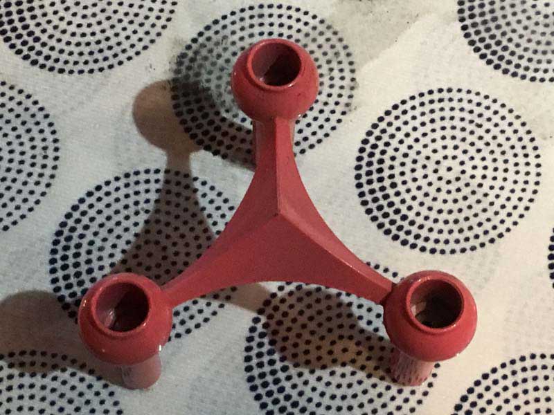 Deadstock Vintage Nagel Candle Holder Pink 1960�N��h�C�c �i�Q�� �s���N�̃L�����h���z���_�[