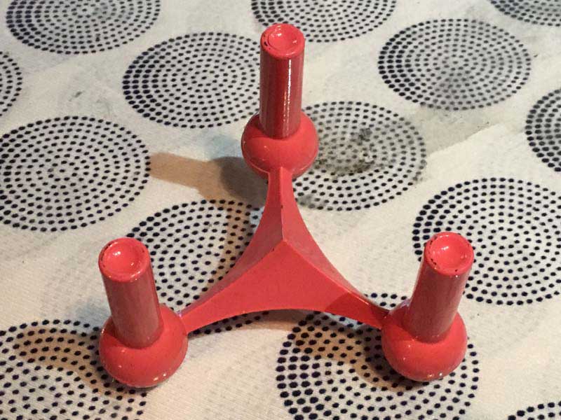 Deadstock Vintage Nagel Candle Holder Pink 1960�N��h�C�c �i�Q�� �s���N�̃L�����h���z���_�[