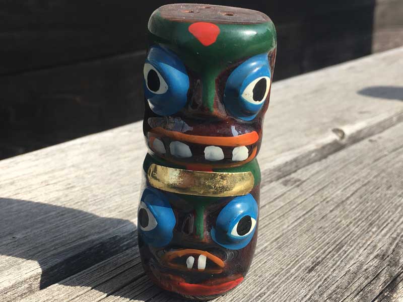 Vintage Used Native�ATiki�ATotempole�AAfrican Salt & Pepper �l�C�e�B�u�n ���퐻 �\���g�A���h�y�b�p�[